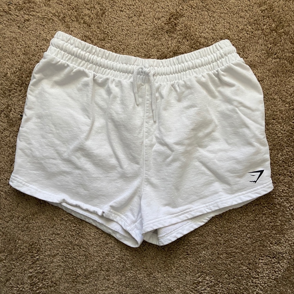 White Gymshark Shorts